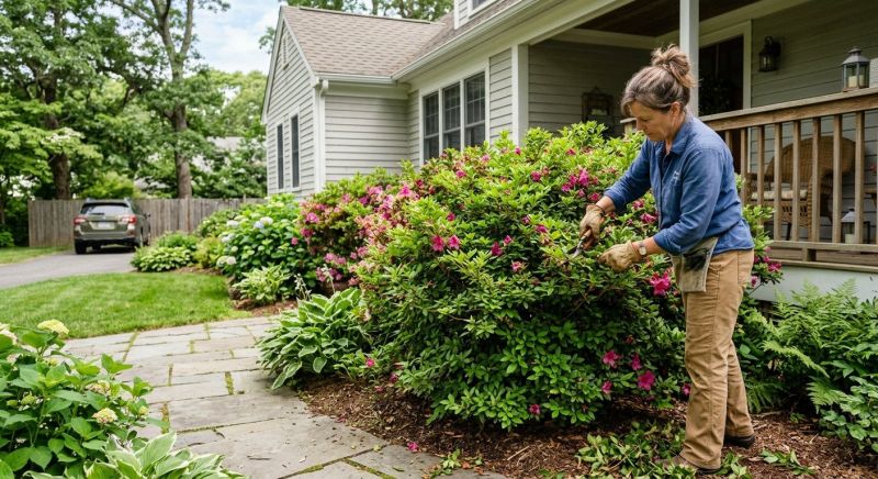 Azalea Pruning in Honolulu, HI